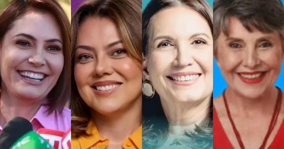 Michelle lidera intenções de voto ao Senado; Leila, Bia e Erika estão empatadas, diz Real Time
