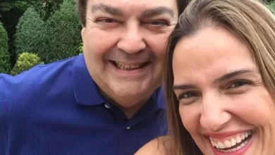 Mulher de Faustão fala sobre recuperação do apresentador após transplantes