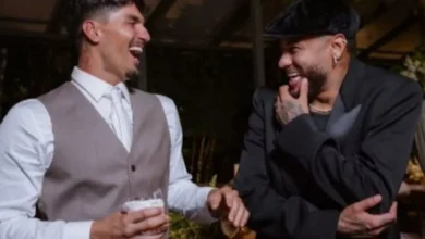 Neymar brinca sobre look no casamento de Gabriel Medina