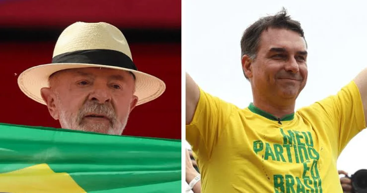 No mesmo dia, notícia sobre Lula e Flávio se confirma