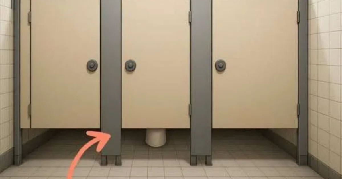 O motivo das portas dos banheiros públicos não chegarem até o chão é muito mais inteligente do que parece!