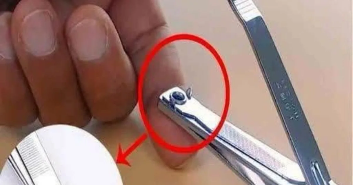 Para que serve aquele furinho no cortador de unha?