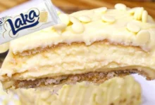 Pavê de Laka Branco caseiro delicioso e simples de fazer