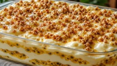 Pavê de Maracujá Cremoso: Sobremesa Fácil, Refrescante e Perfeita para o Domingo