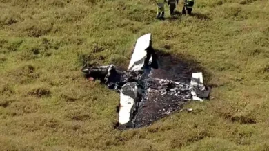 Piloto sobrevive a queda de avião e pede água para lavradores