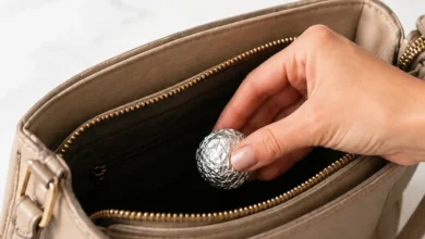 Por que algumas pessoas colocam uma bolinha de papel-alumínio dentro da bolsa?