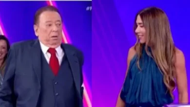 Raul Gil fica sem calças durante programa do SBT e Patrícia Abravanel reage com bom humor