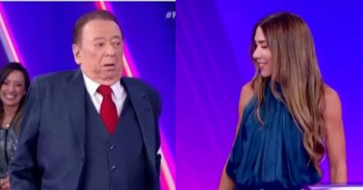 Raul Gil fica sem calças durante programa do SBT e Patrícia Abravanel reage com bom humor