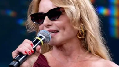 Rita Guedes chama atenção no ‘Domingão’ com óculos de sol