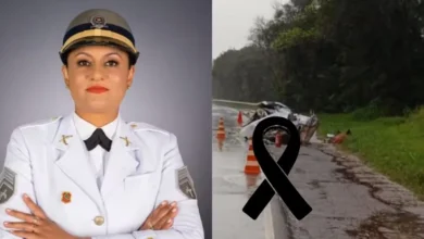 Sargento de 44 anos não resiste e vai a óbito depois de colisão contra caminhão