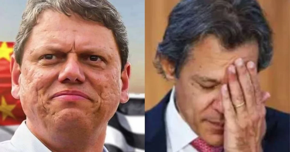 Tarcísio abre quase 20 pontos sobre Haddad e aparece com chance de vitória no 1º turno