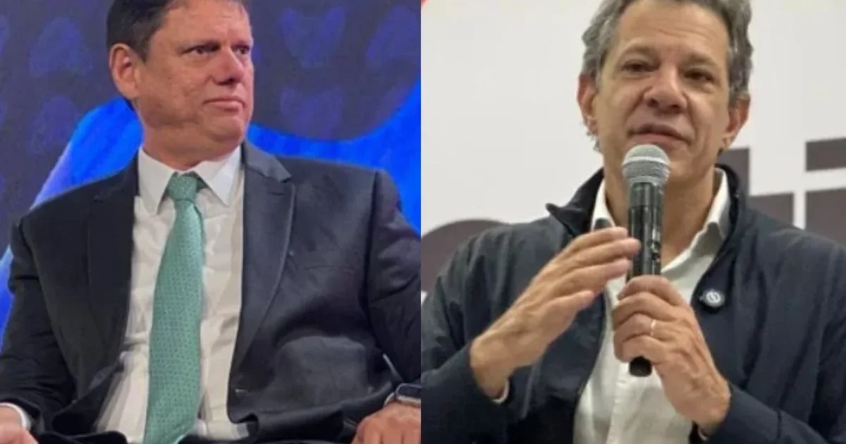 Tarcísio supera 50% e abre 17 pontos sobre Haddad em pesquisa para o governo de São Paulo