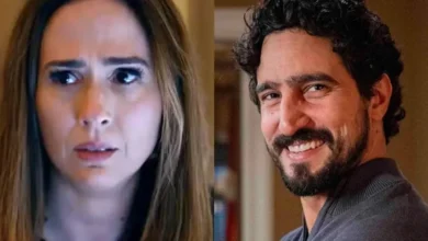 Tatá Werneck comenta possível reencontro com Renato Góes em novela