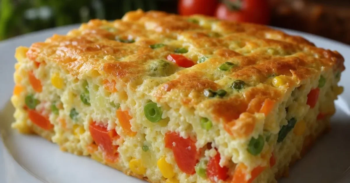 Torta de Legumes de Liquidificador: Receita Fácil, Fofinha e Perfeita Para o Lanche