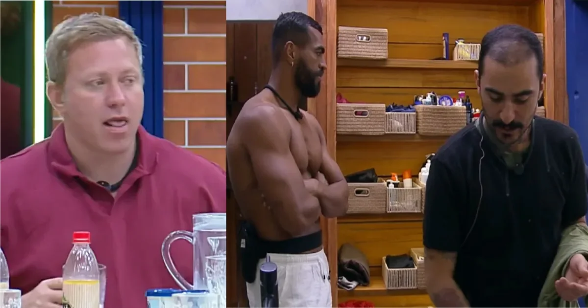 A Fazenda 18: atitudes de Sérgio viram assunto entre Mayk e Rikardo