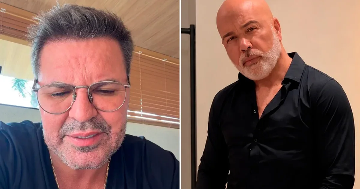 Abalado, Eduardo Costa mostra mensagem enviada por Rick antes da morte