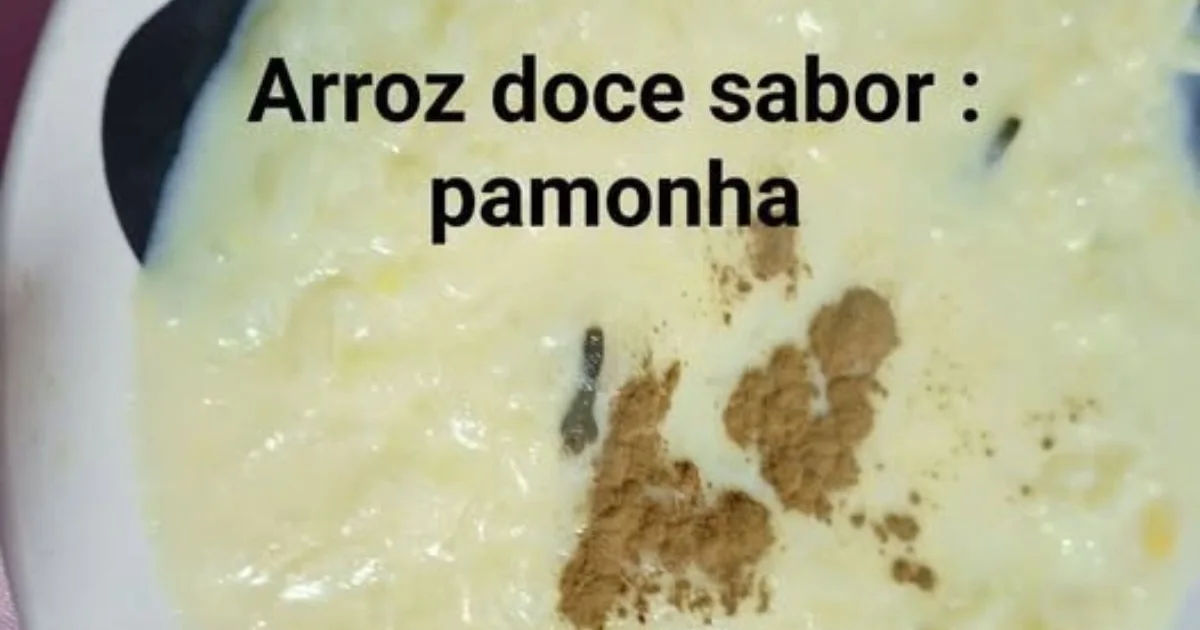 Arroz-doce sabor pamonha: cremoso, fácil e com gostinho de milho verde
