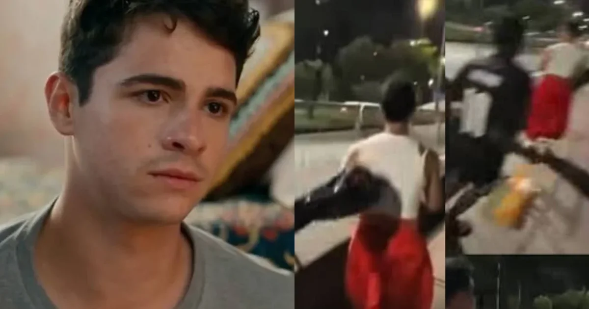 Ator da novela ‘Quem Ama Cuida’ é hostilizado na saída de festival