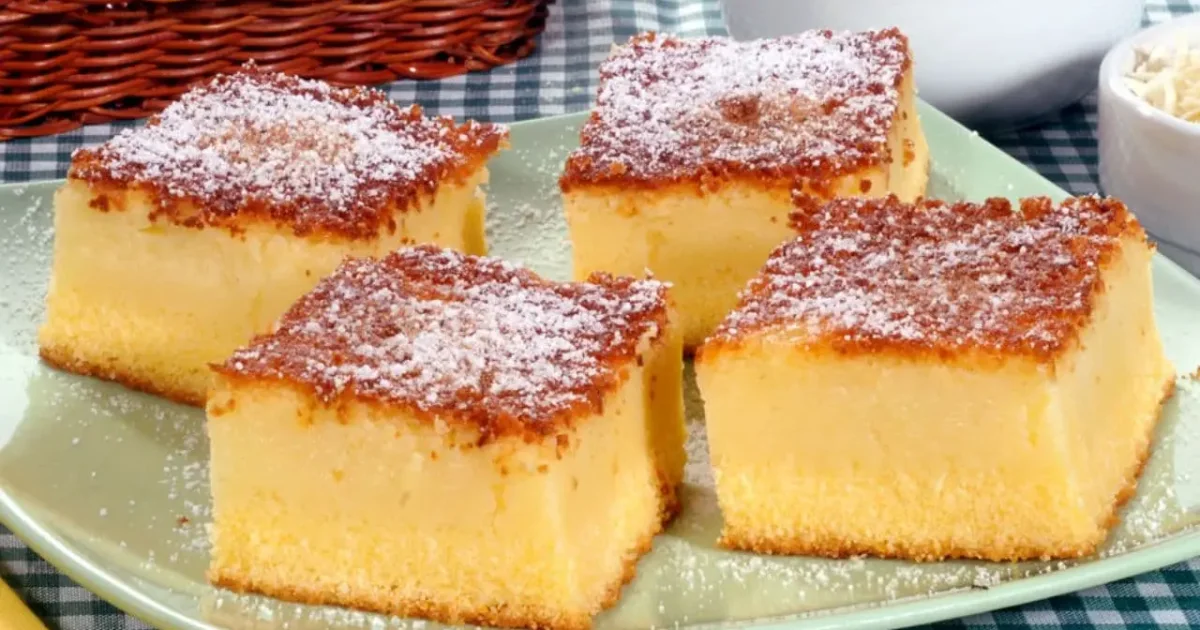 Bolo de Fubá Cremoso: receita fácil, caseira e com aquela camada cremosa no meio