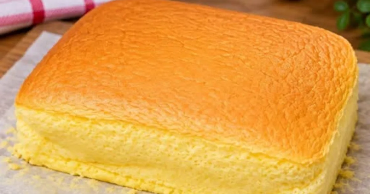 Bolo Japonês ou Bolo Nuvem: Fofinho, Leve e Delicado que Derrete na Boca