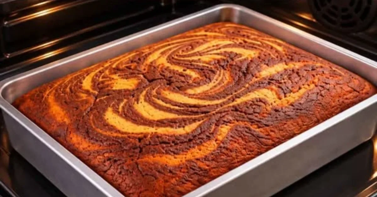 Bolo Mármore Gigante: Receita Fofinha, Mesclada e Perfeita para o Café da Tarde