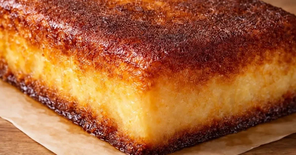 Bolo Moça Morena: receita cremosa, douradinha e irresistível