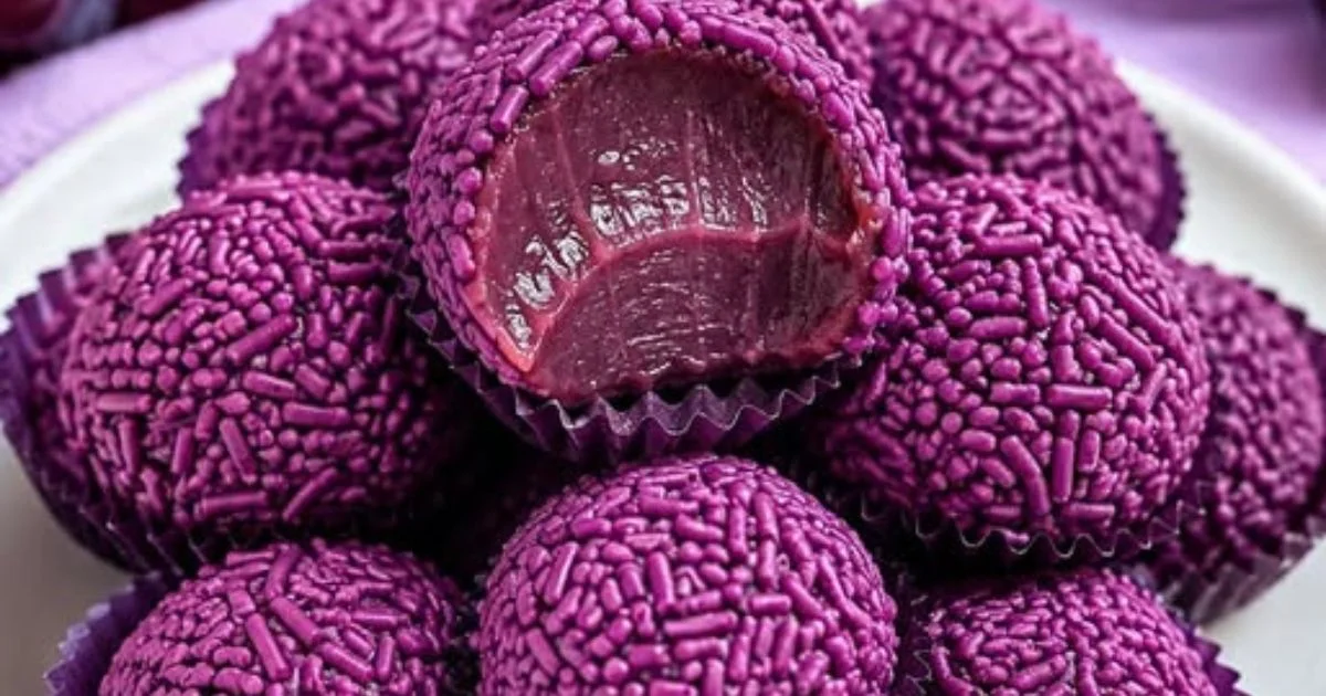 Brigadeiro de uva: a combinação cremosa que transforma uma fruta simples em um doce irresistível