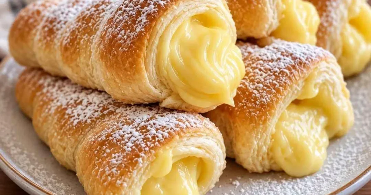 Canudinho com Creme: crocante por fora e com recheio cremoso por dentro