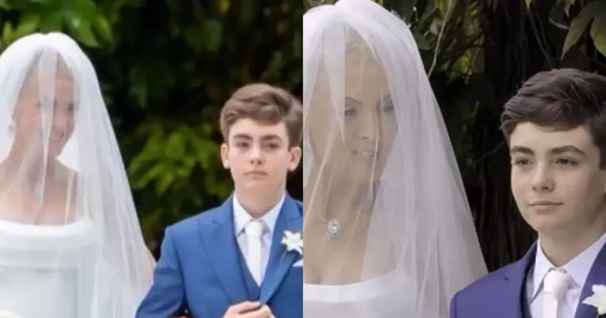 Casamento de Ana Hickmann e Edu Guedes tem momento especial com Alezinho no altar