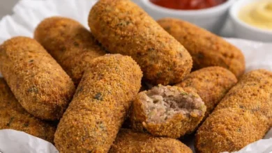Croquete de carne moída com batata e queijo na Air Fryer: fácil, crocante e irresistível