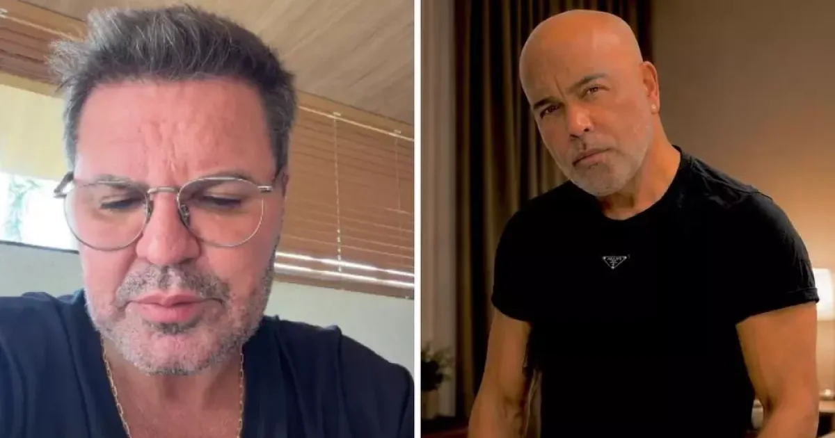 Eduardo Costa se emociona ao revelar mensagem que recebeu de Rick dias antes da tragédia