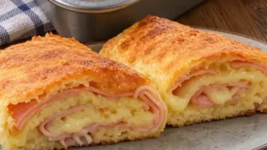 Enrolado de Presunto e Queijo: a receita perfeita para o café da tarde