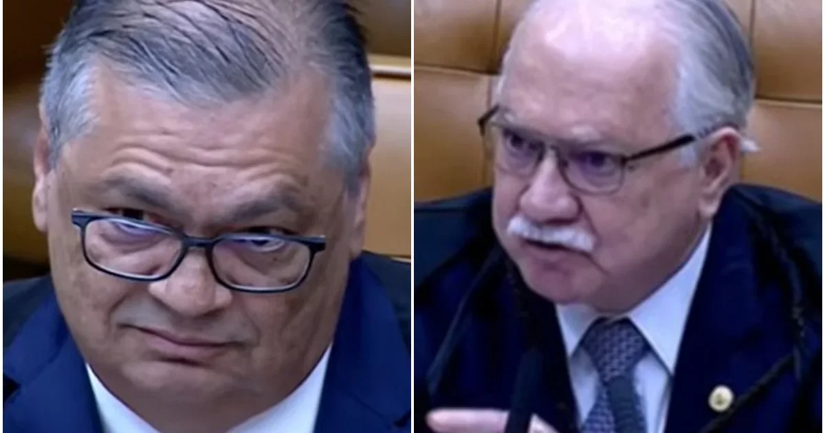 Fachin interrompe sessão e chama atenção de Dino após ministro interromper fala de Toffoli