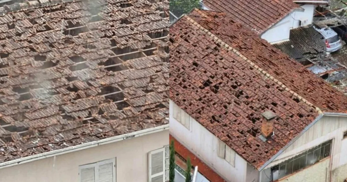 Granizo provoca danos em 3 mil imóveis e mobiliza moradores