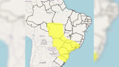 Inmet emite alerta amarelo de tempestades para esta quarta-feira