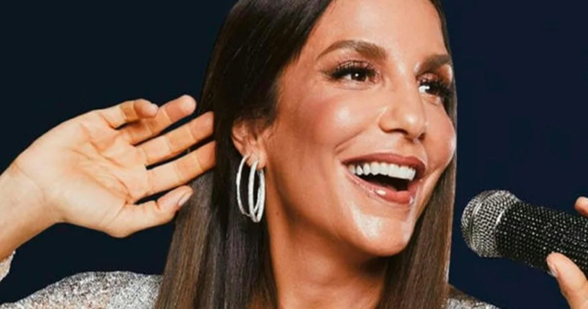 Ivete Sangalo brinca com Luciano Huck após interrupção