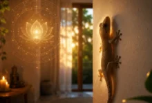 Lagartixa dentro de casa pode ter um significado?