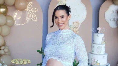 Larissa Tomásia anuncia término durante gravidez e explica decisão