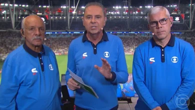 Luís Roberto interrompe narração e emociona público ao falar de Alex Escobar ao vivo na Globo