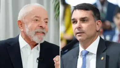 Lula e Flávio Bolsonaro aparecem com 5 pontos de diferença em nova pesquisa, e resultado repercute no Brasil