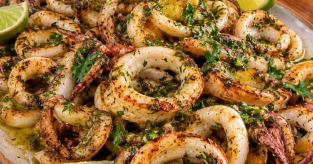 Lulas Grelhadas com Molho Verde: uma receita simples, leve e cheia de sabor