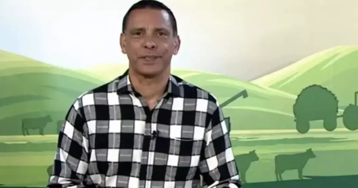 Luto na TV: morre aos 55 anos Márcio Santos, apresentador do MG Rural