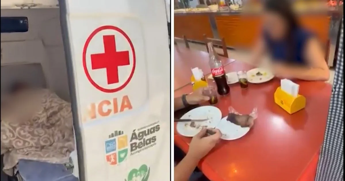 Médico e enfermeira vão almoçar e deixam paciente com AVC dentro de ambulância