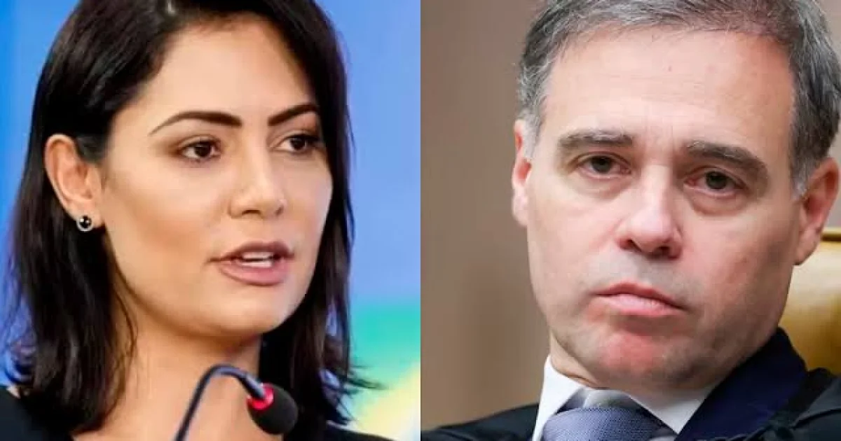 Michelle faz declaração sobre Mendonça e frase chama atenção no STF