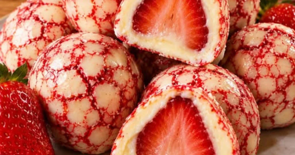 Morango Cravejado: o doce lindo, cremoso e crocante que virou sensação