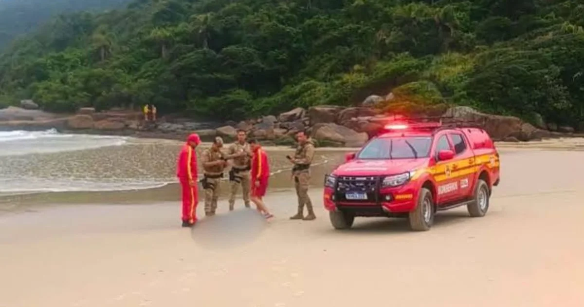 Mulher é encontrada sem vida na Praia Brava, em Florianópolis, e identidade ainda é desconhecida