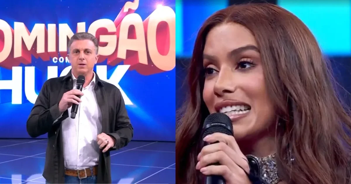 No Domingão, Anitta não se segura e revela detalhe dos bastidores