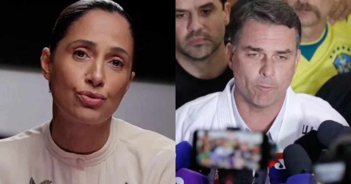 Novo vídeo de Camila Pitanga chama atenção ao relembrar atuação de Flávio Bolsonaro em caso judicial