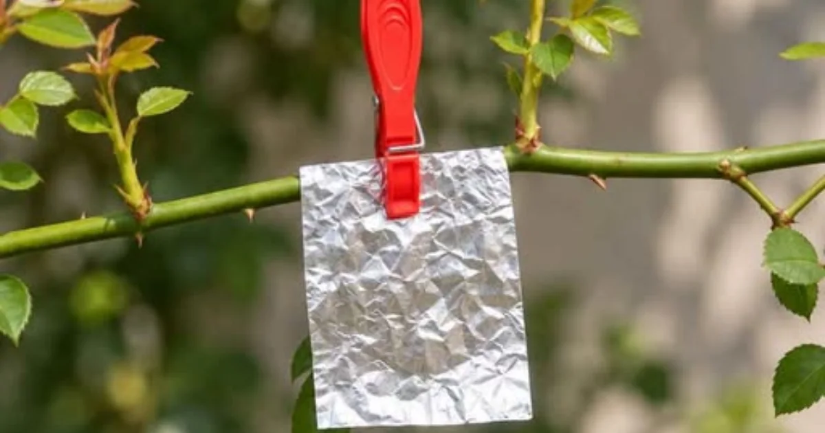 Pendure Papel-Alumínio em um Galho e Descubra Por Que Esse Truque Chama a Atenção de Quem Cuida de Plantas