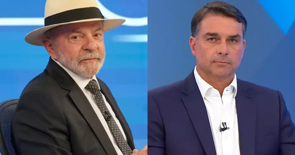 Pesquisa aponta disputa apertada entre Lula e Flávio Bolsonaro na corrida presidencial